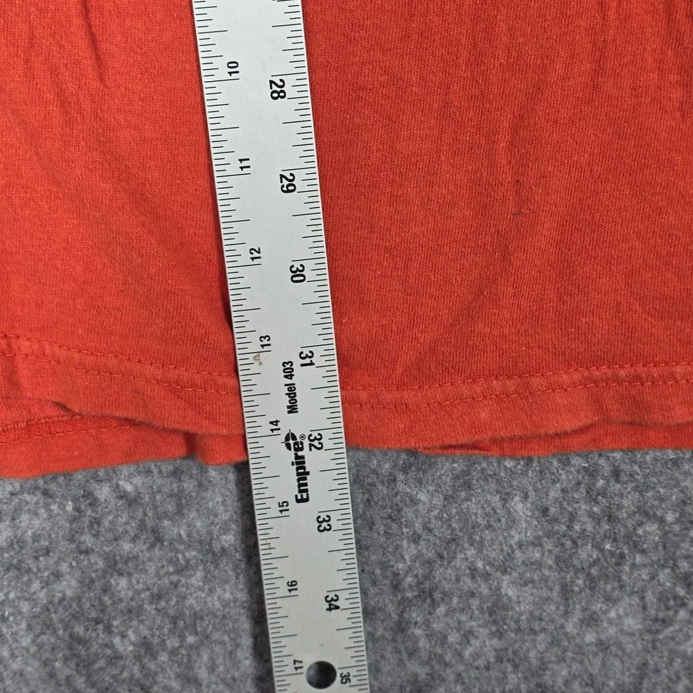 2013 Harley Davidson T-Shirt Bar Shield Logo Mason City Iowa‎ Graphic Orange 3XL